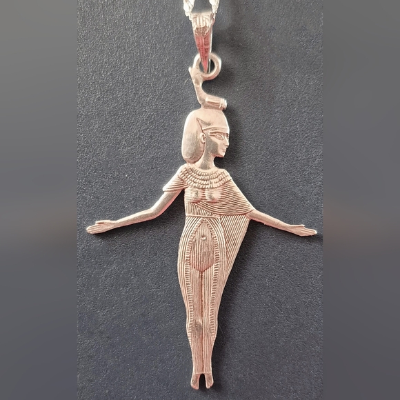 Jewelry - Silver Egyptian Goddess Pendant